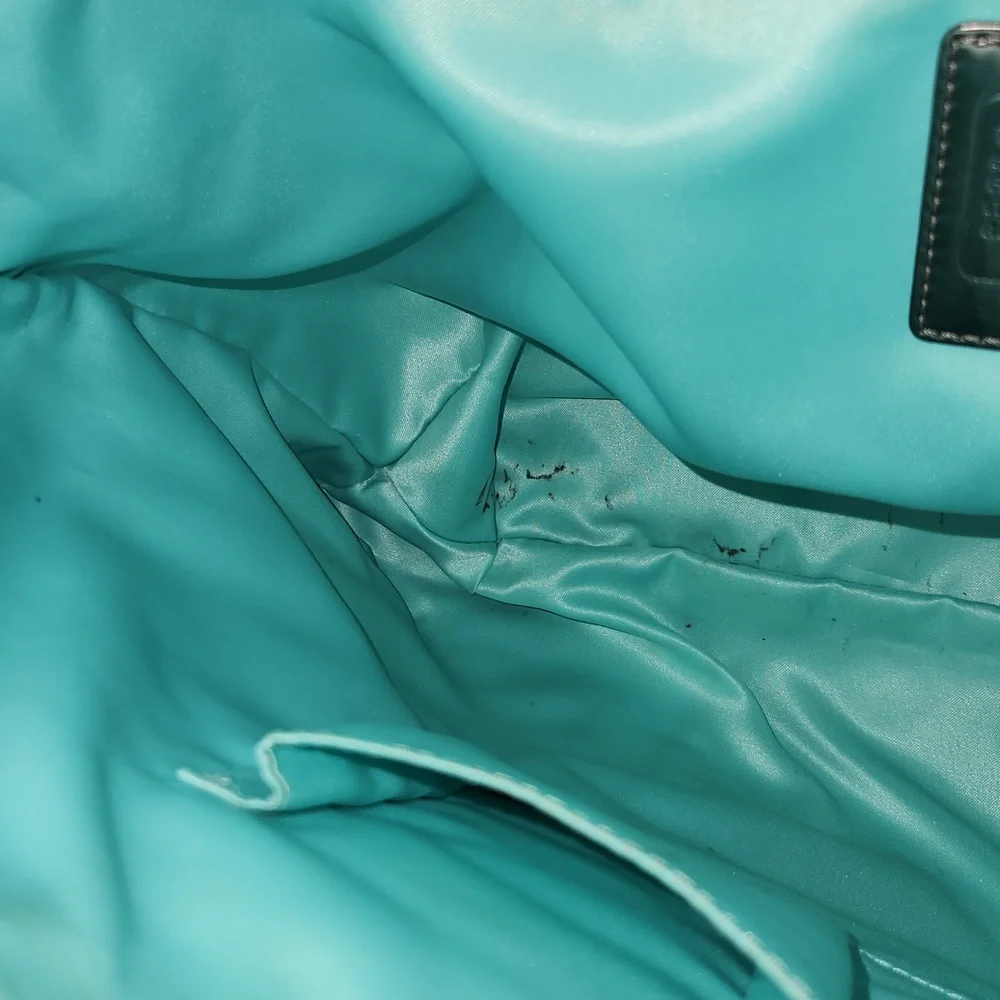 Coach Poppy Black Patent Leather Tote 13836 Y2k
